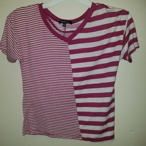 Girls Tahari size 6 maroon shirt